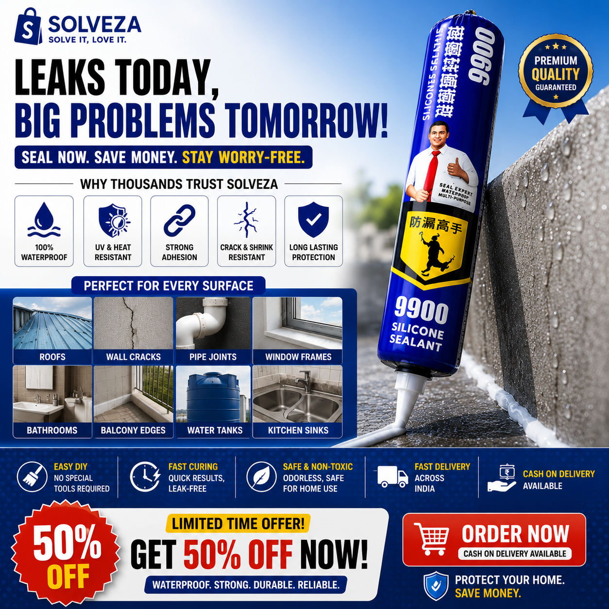 LeakShield™ Waterproof Sealant