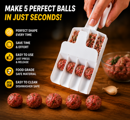Perfect Kofta™ Meatball Maker | Make 5 Perfect Koftas In Seconds