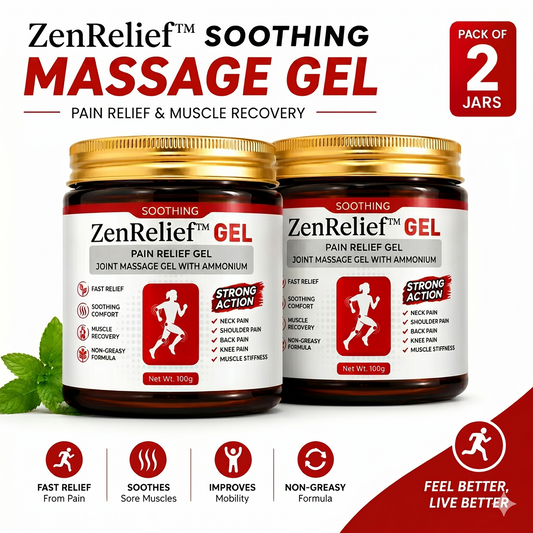 ZenRelief™ Japanese Instant Pain Relief Gel – Instant Relief for Back, Knee & Muscle Pain (Buy 1 Get 1 Free))