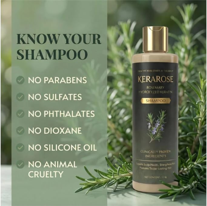 Kerarose Rosemary Shampoo For Hair Growth (Buy 1 Get 1 Free) (PL)