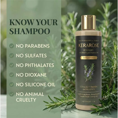 Kerarose Rosemary Shampoo For Hair Growth (Buy 1 Get 1 Free) (PL)